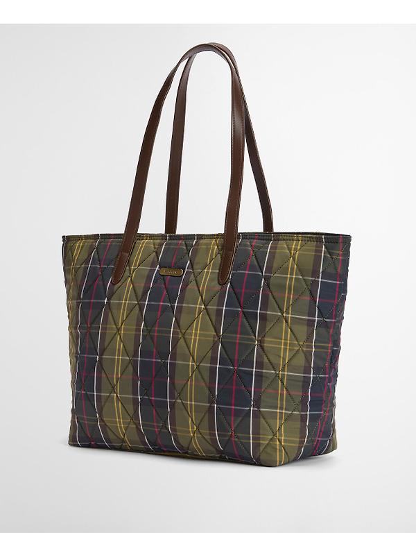 Barbour Women's Wetherham Quilted Tartan Bag - Classic Tartan Image 6