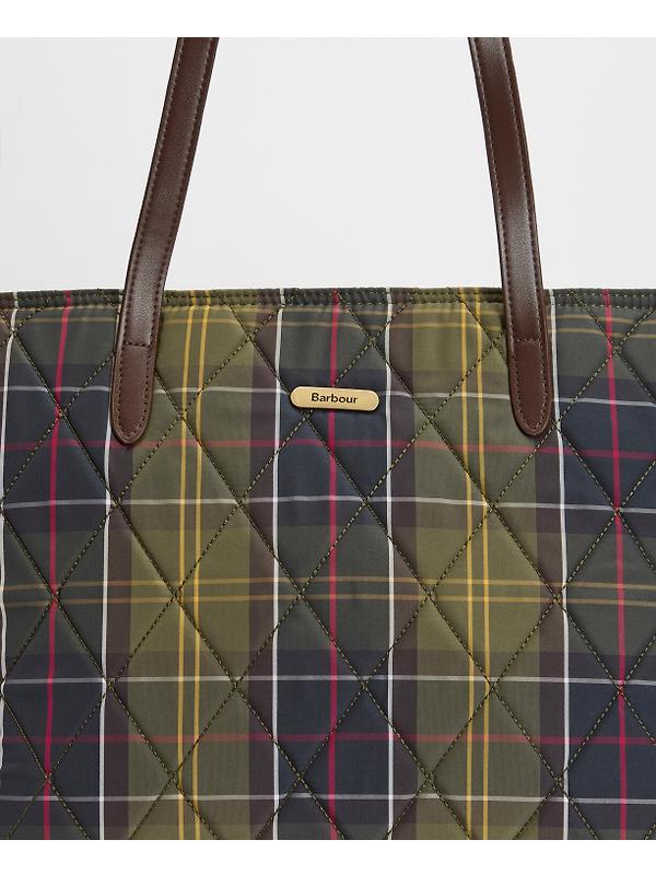 Barbour Women's Wetherham Quilted Tartan Bag - Classic Tartan Image 7