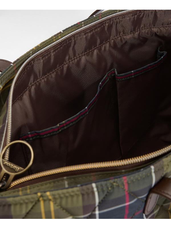 Barbour Women's Wetherham Quilted Tartan Bag - Classic Tartan Image 11