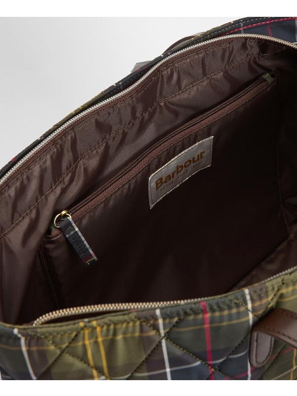 Barbour Women's Wetherham Quilted Tartan Bag - Classic Tartan Image 12