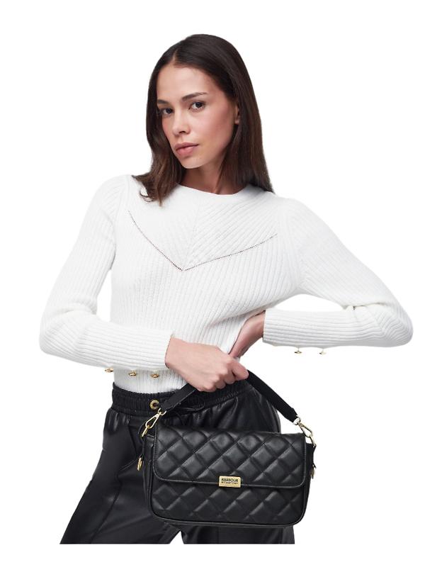 Barbour International Women's Soho Quilted Crossbody Bag - Black Image 4