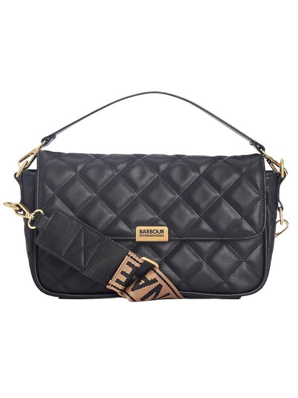 Barbour International Women's Soho Quilted Crossbody Bag - Black Image 1