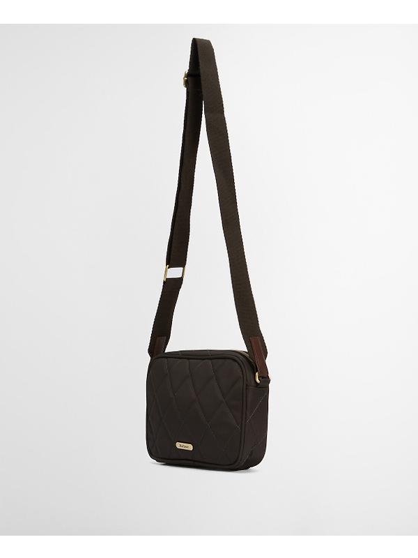 Barbour Women's Quilted Crossbody Bag - Olive Image 4