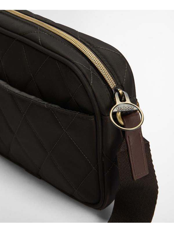 Barbour Women's Quilted Crossbody Bag - Olive Image 7