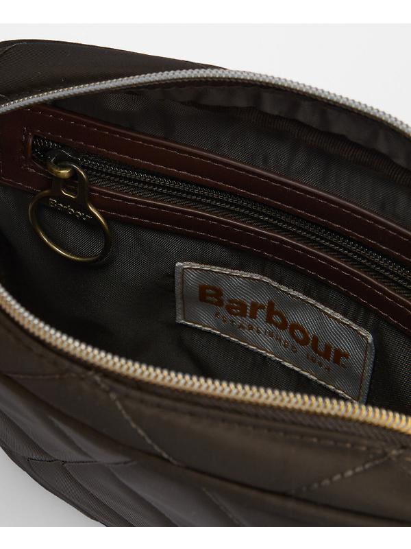 Barbour Women's Quilted Crossbody Bag - Olive Image 9
