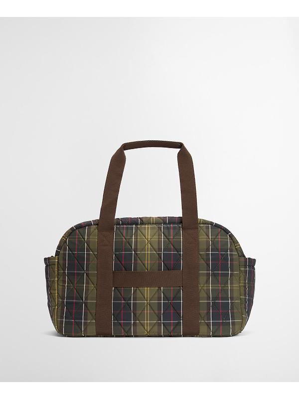 Barbour Women's Wetherham Quilted Overnight Holdall Bag - Classic Tartan Image 4
