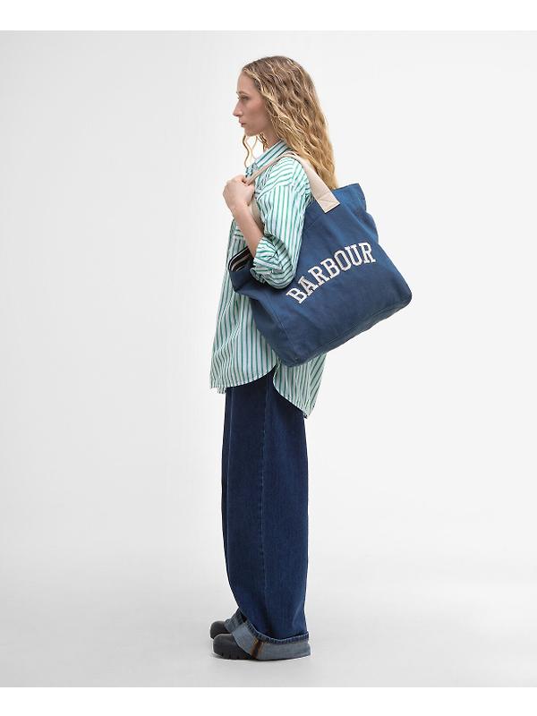 Barbour Women's Emily Denim Tote Bag - Denim Image 2
