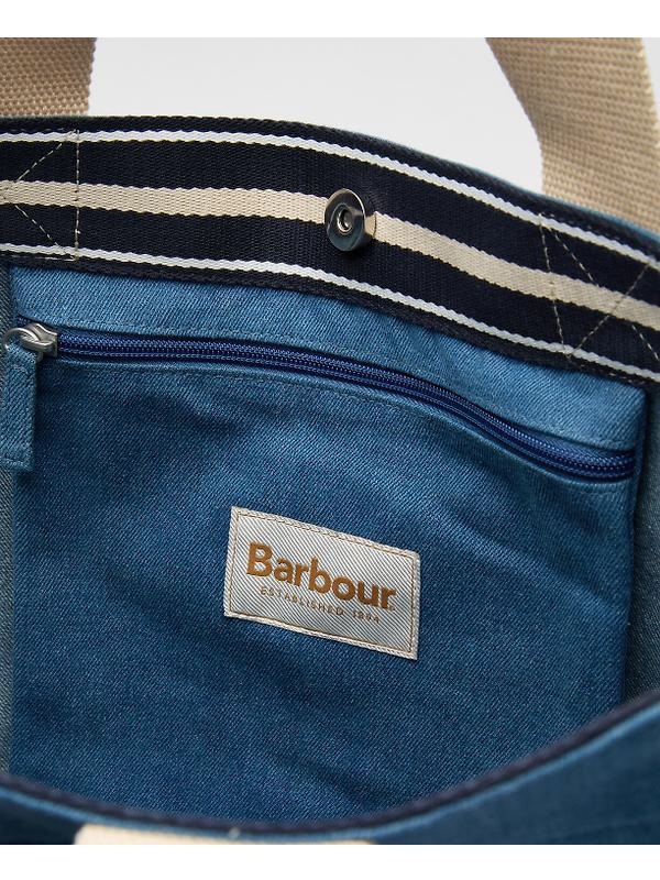 Barbour Women's Emily Denim Tote Bag - Denim Image 8