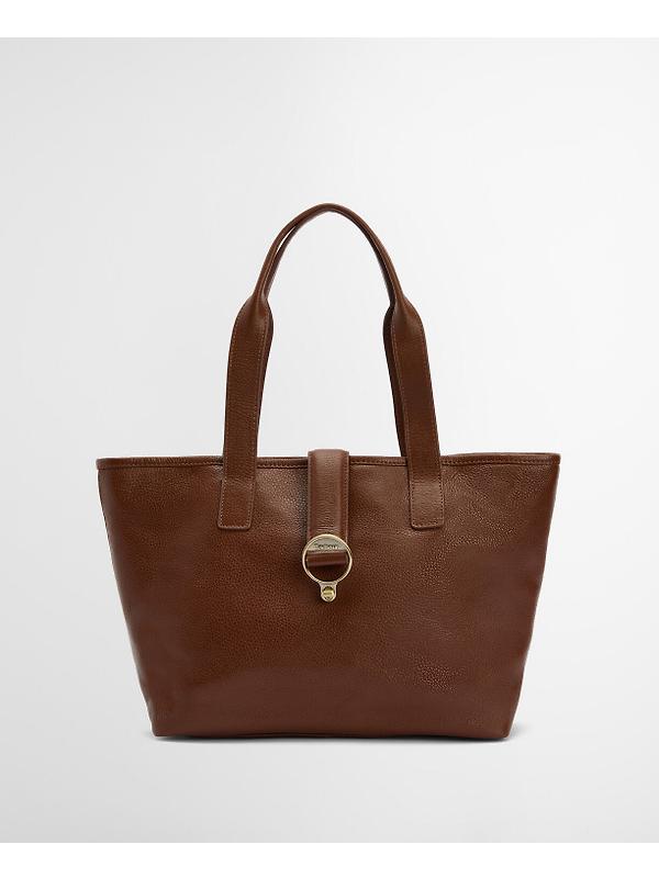 Barbour Women's Alder Leather Tote Bag - Brown Image 10