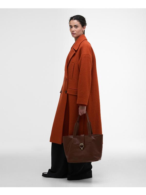 Barbour Women's Alder Leather Tote Bag - Brown Image 2