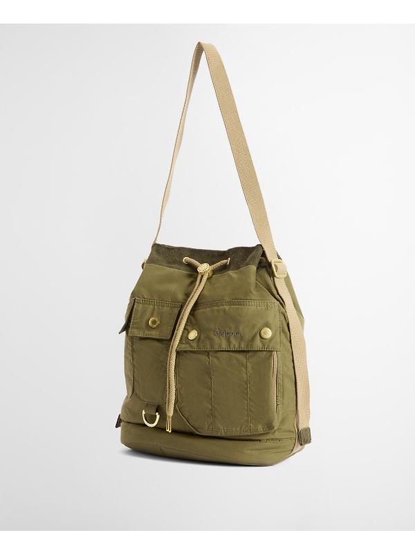 Barbour Women's Mia Drawstring Tote Bag - Dusky Green Image 4