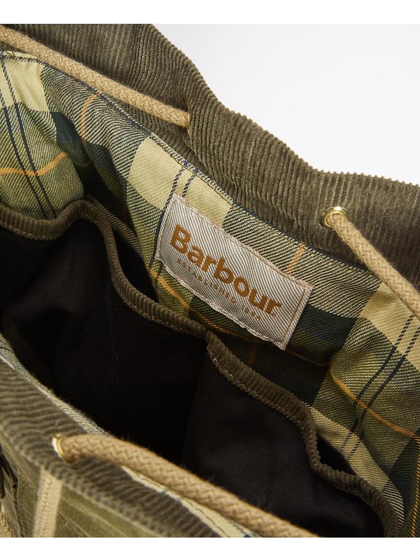 Barbour Women's Mia Drawstring Tote Bag - Dusky Green Image 10