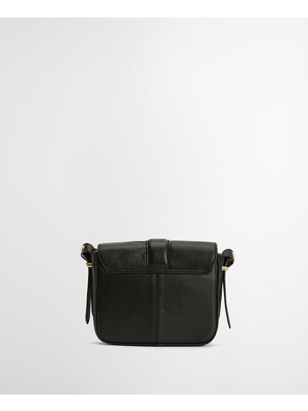 Barbour Women's Mini Rosa Leather Crossbody Bag - Black Image 5