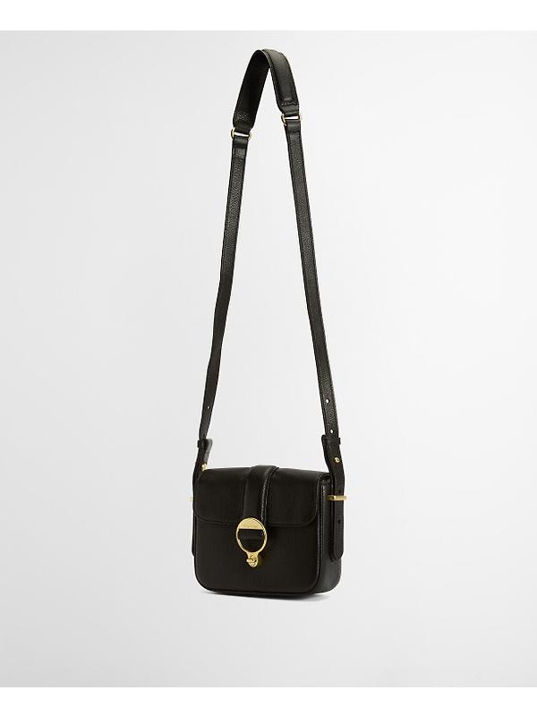 Barbour Women's Mini Rosa Leather Crossbody Bag - Black Image 7