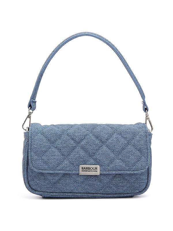 Barbour International Women's Denim Mini Soho Crossbody Bag - Light Denim Image 1