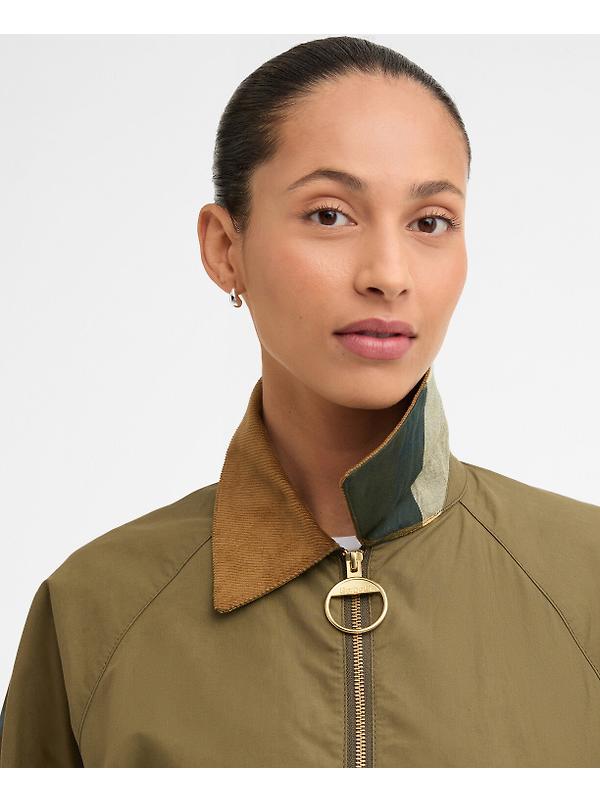 Barbour Women's Catlin Casual Jacket - Dusky Green/Ancient Image 5