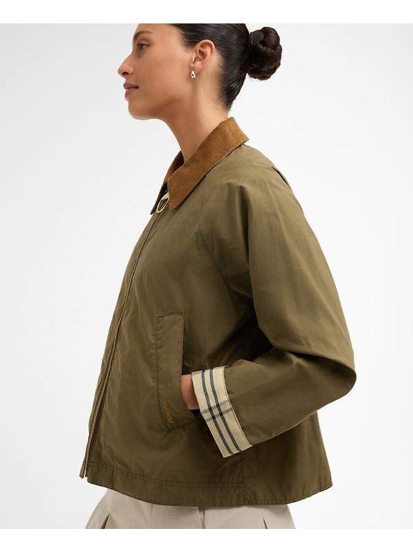 Barbour Women's Catlin Casual Jacket - Dusky Green/Ancient Image 6