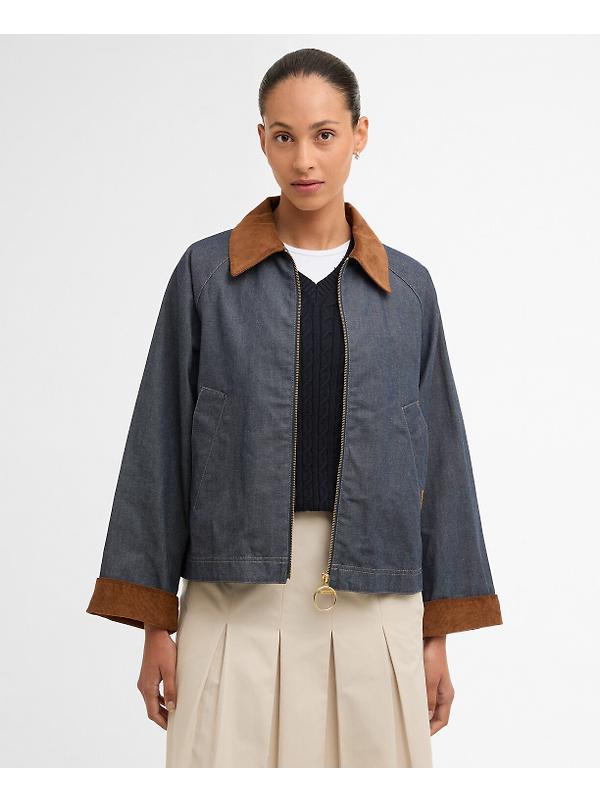 Barbour Women's Freckleton Denim Jacket - Indigo / Dress Image 2