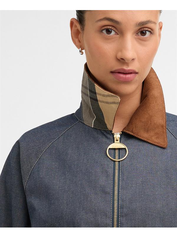 Barbour Women's Freckleton Denim Jacket - Indigo / Dress Image 5