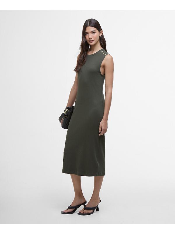 Barbour International Women's Hadfield Midi Dress - Envy Image 2