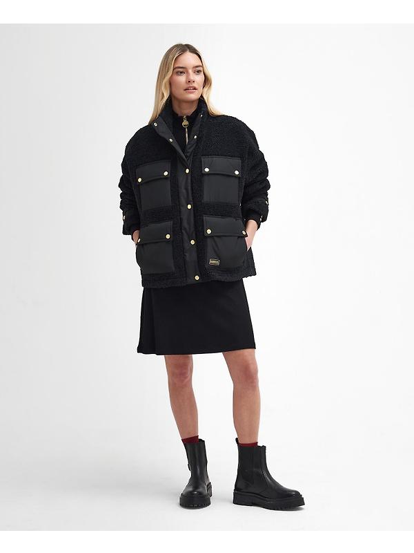 Barbour International Women's Thornton Fleece - Black Image 5