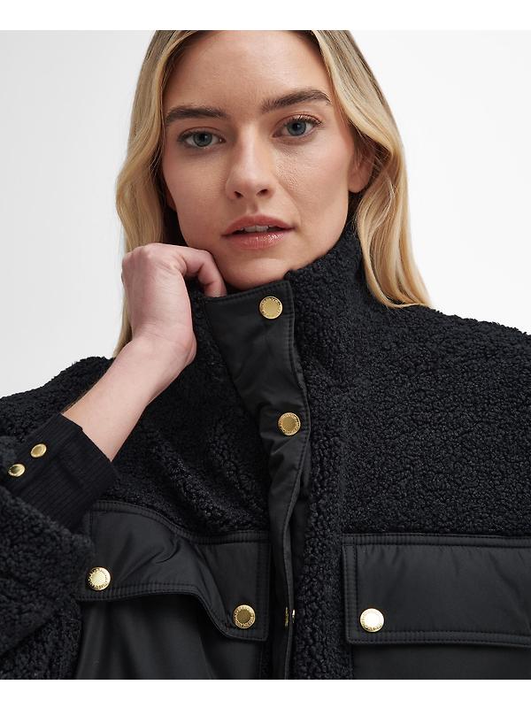 Barbour International Women's Thornton Fleece - Black Image 7
