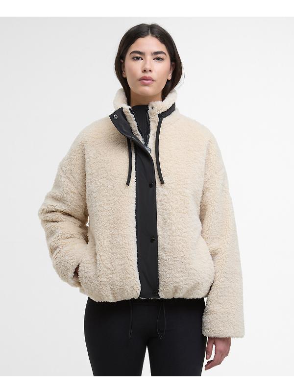 Barbour International Women's Palma Fleece - Jasmine/Black Image 2