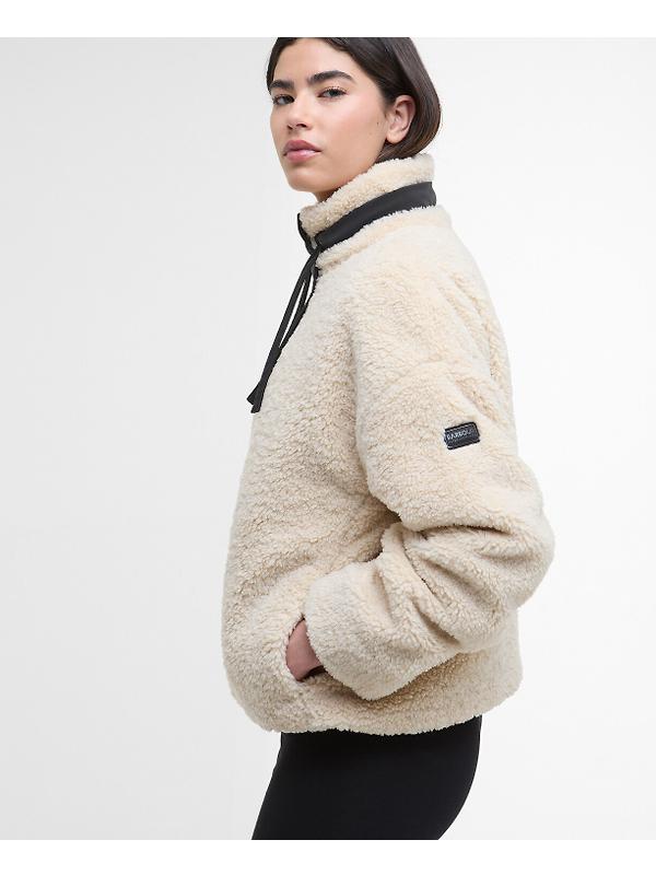 Barbour International Women's Palma Fleece - Jasmine/Black Image 7