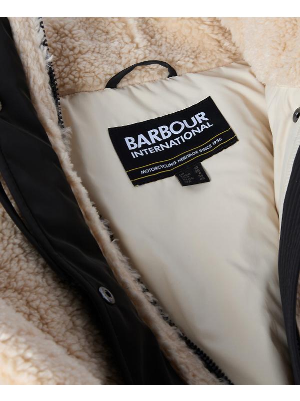 Barbour International Women's Palma Fleece - Jasmine/Black Image 8