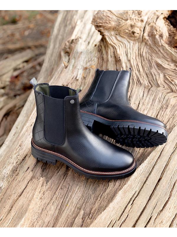 Barbour Women's Evie Chelsea Boots - Black Image 6