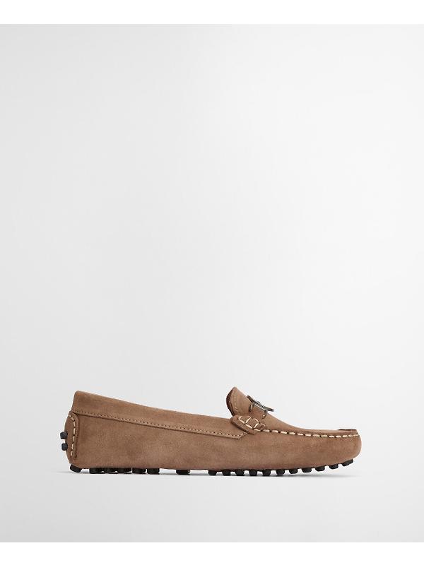 Barbour Women's Laire Driving Shoes - Light Trench Suede Image 4