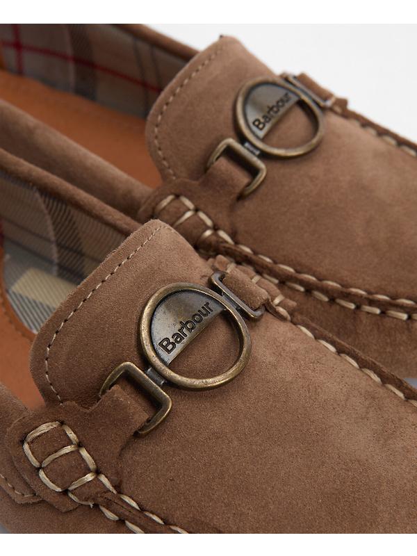 Barbour Women's Laire Driving Shoes - Light Trench Suede Image 6