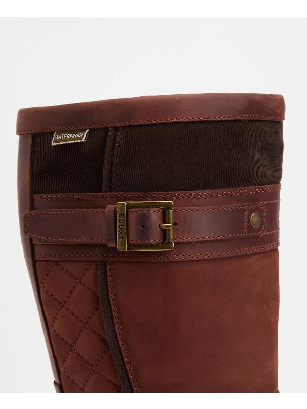 Barbour Women's Beaconsfield Tall Boots - Mahogony/Choc Nubuck Image 8
