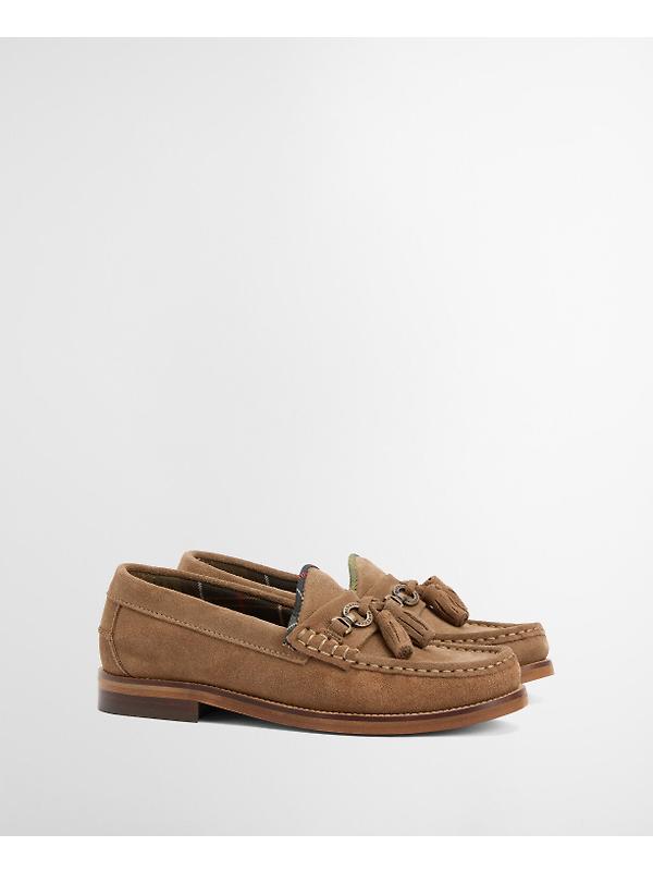 Barbour Women's Jen Loafers - Taupe Suede Image 3