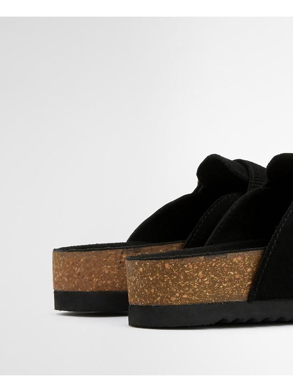 Barbour Women's Kyra Closed Toe Sandals - Black Suede Image 6