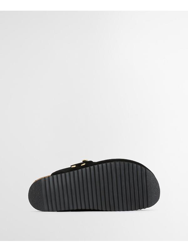 Barbour Women's Kyra Closed Toe Sandals - Black Suede Image 8