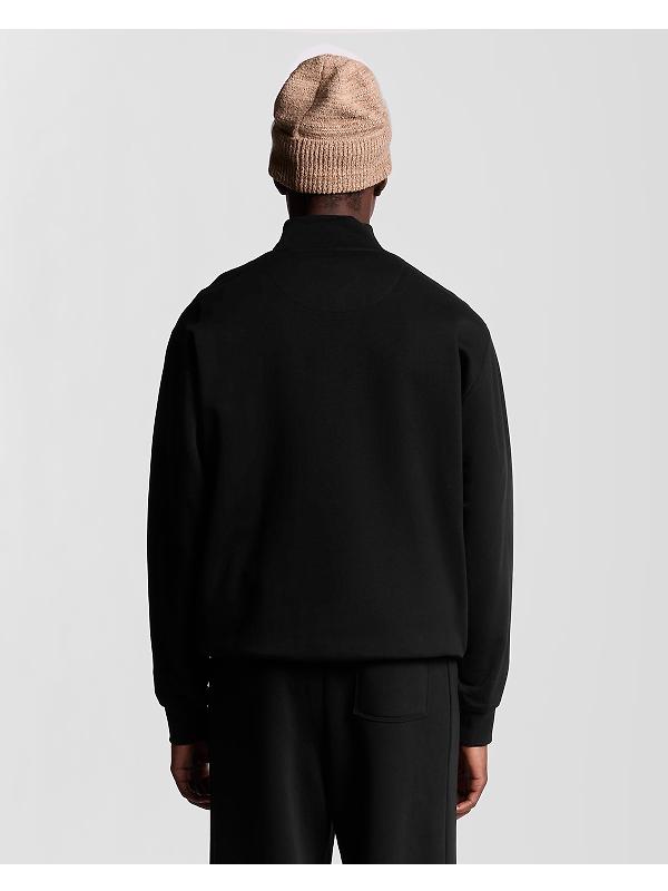 Lyle & Scott Men's Loungewear 1/4 Zip Sweatshirt -  Jet Black Image 5