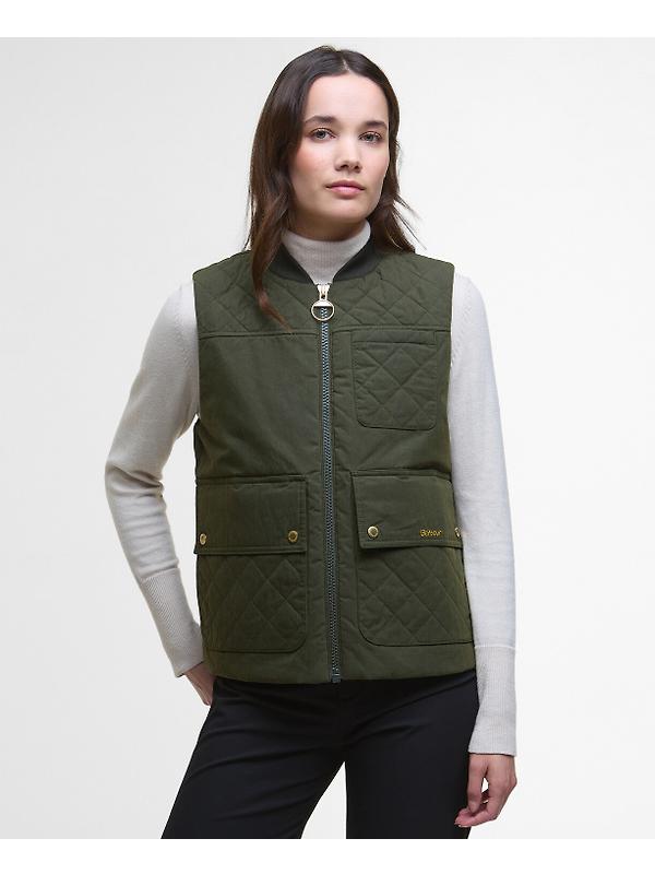 Barbour Women's Theodora Gilet - Olive Image 2