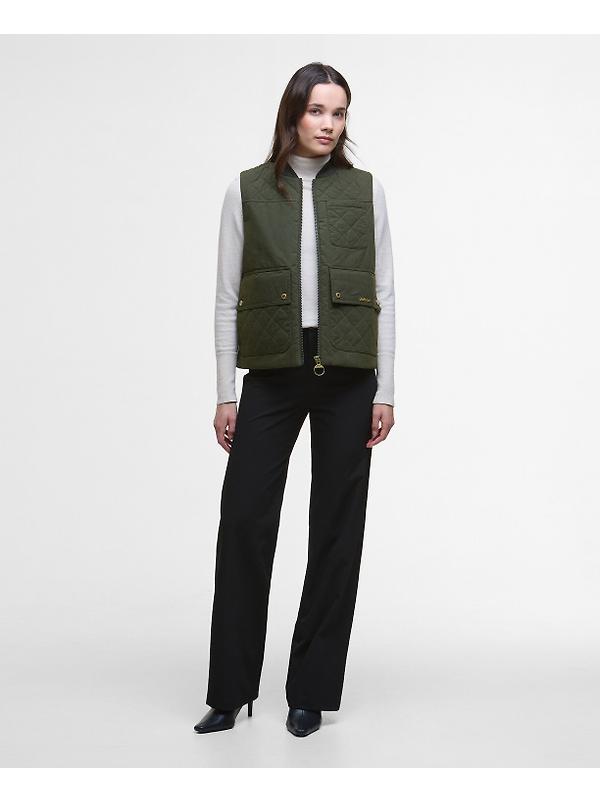 Barbour Women's Theodora Gilet - Olive Image 3