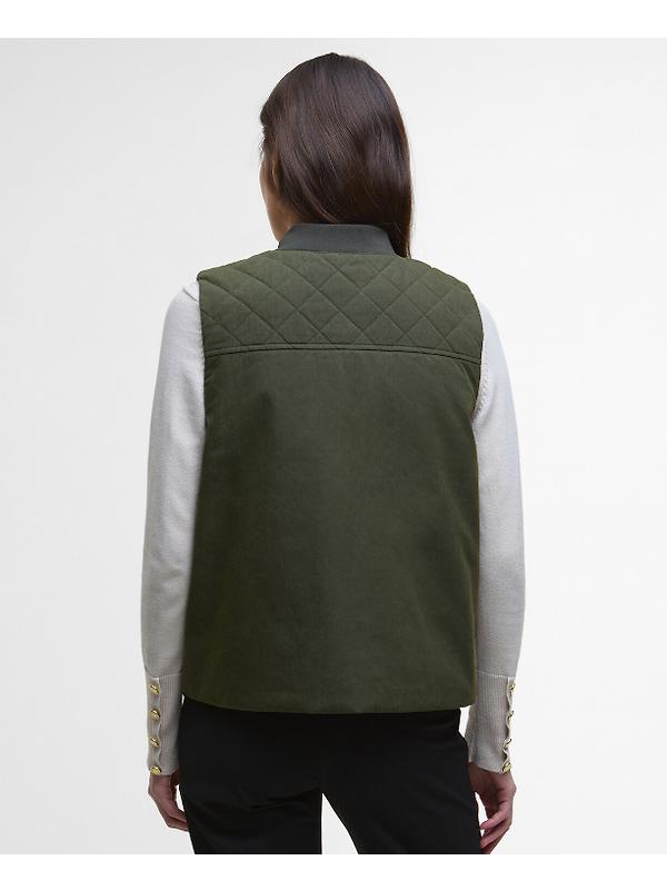 Barbour Women's Theodora Gilet - Olive Image 4