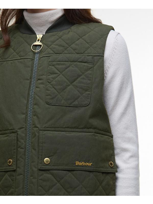 Barbour Women's Theodora Gilet - Olive Image 6