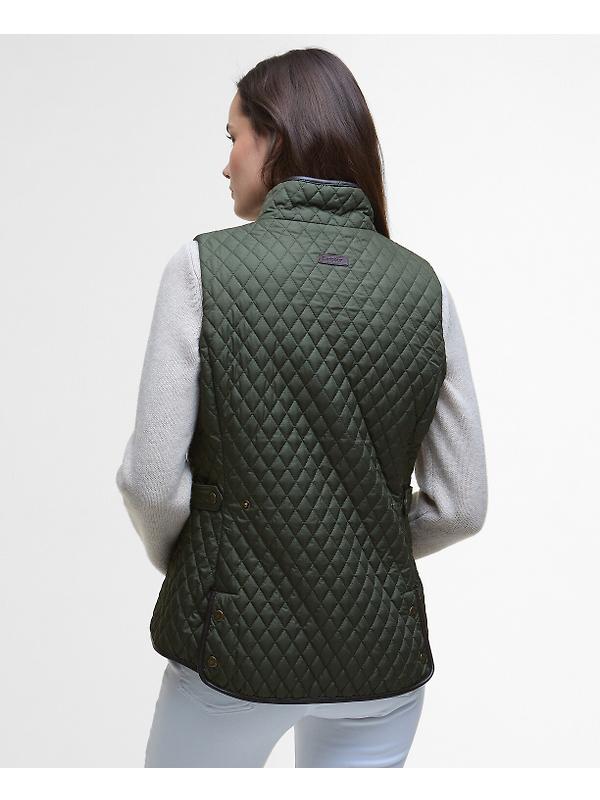 Barbour Women's Dahlia Quilted Gilet - Olive Image 4