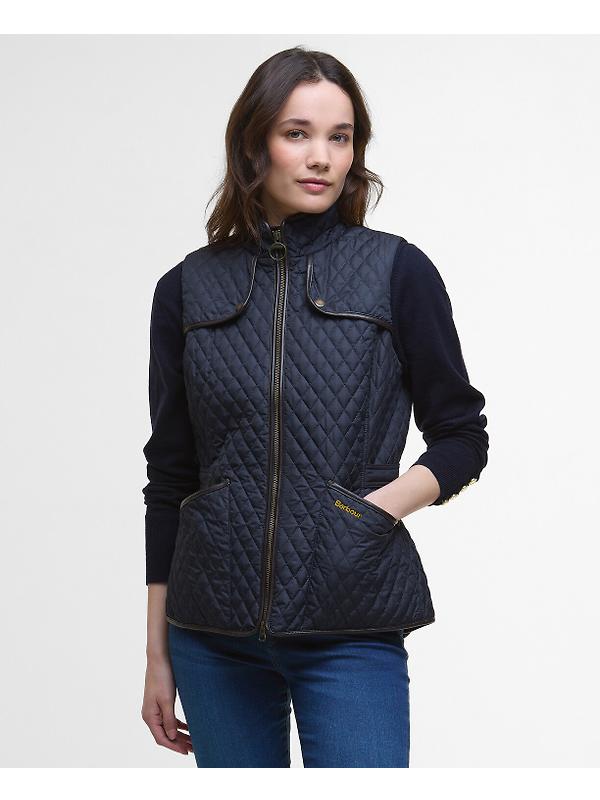 Barbour Women's Dahlia Quilted Gilet - Dark Navy Image 2