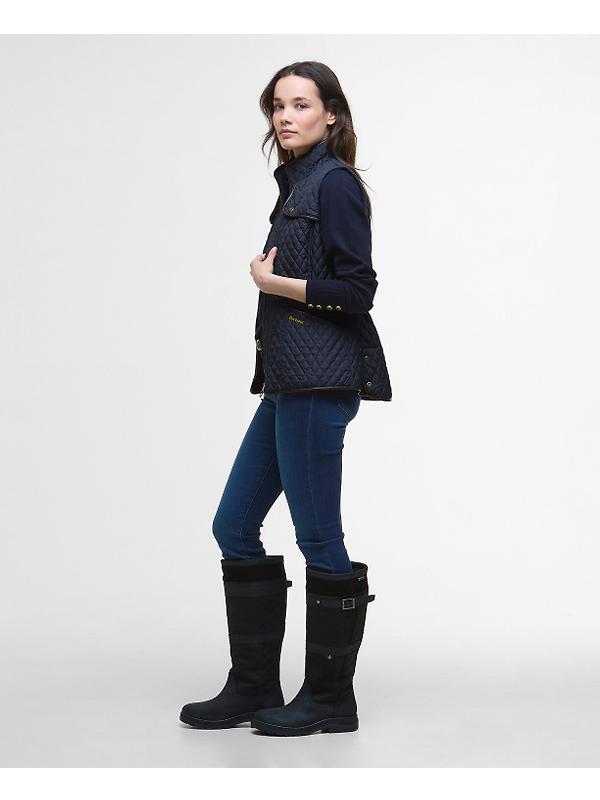 Barbour Women's Dahlia Quilted Gilet - Dark Navy Image 3