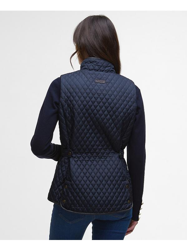 Barbour Women's Dahlia Quilted Gilet - Dark Navy Image 4