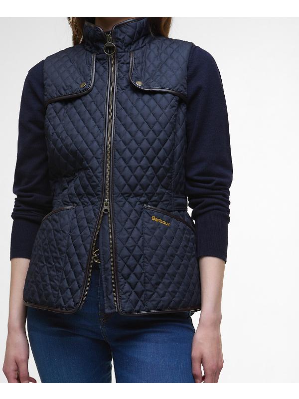 Barbour Women's Dahlia Quilted Gilet - Dark Navy Image 6