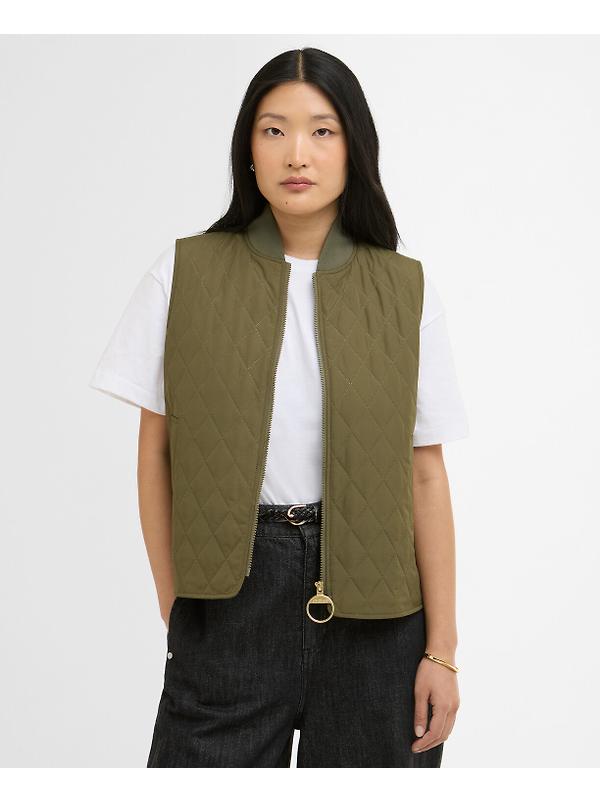 Barbour Women's Roeburn Gilet - Ivy Green/Ancient Image 2