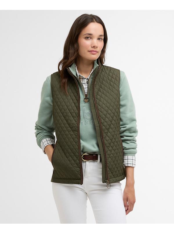 Barbour Women's Basswood Gilet - Olive Image 2