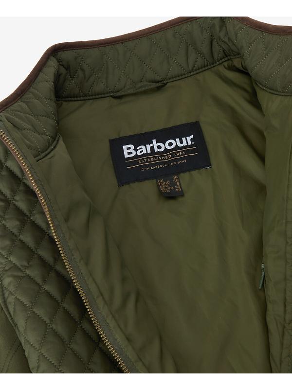 Barbour Women's Basswood Gilet - Olive Image 8
