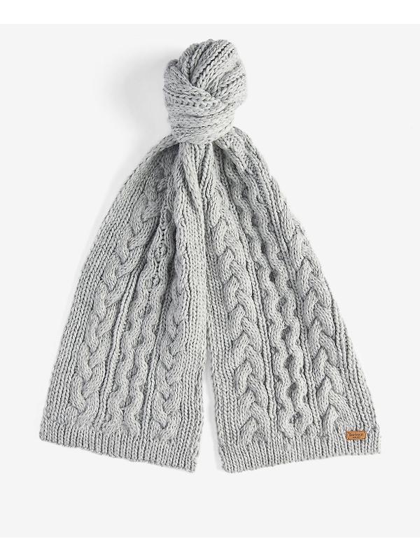 Barbour Women's Penshaw Beanie & Scarf Gift Set - Classic Grey Image 5